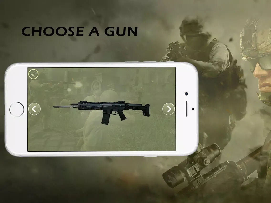 Weapon And Guns Sounds - Guns Shooter Free iPad  سکرین شاٹس