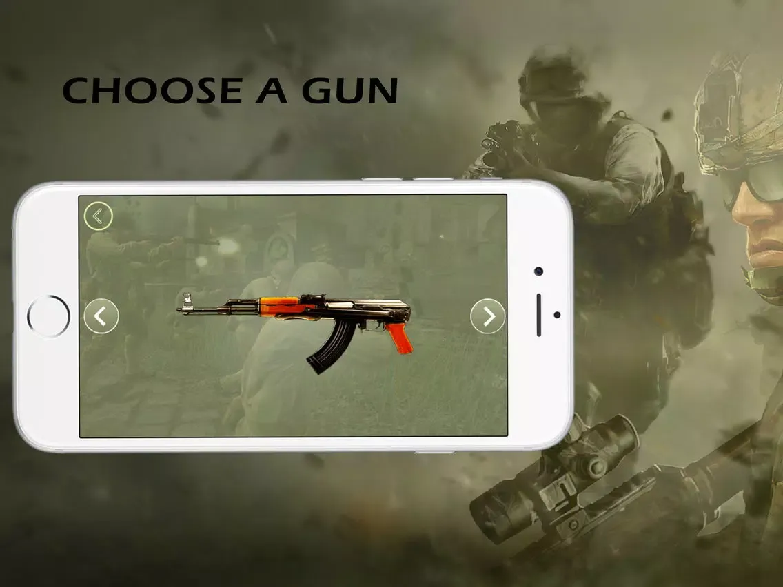 Weapon And Guns Sounds - Guns Shooter Free iPad  سکرین شاٹس