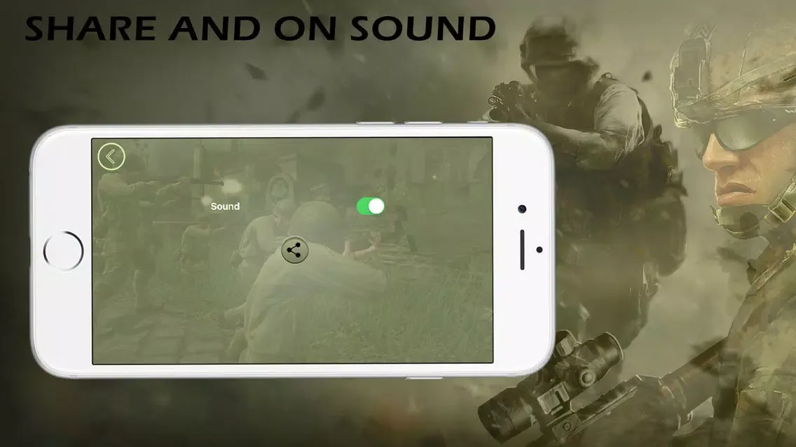 Weapon And Guns Sounds - Guns Shooter Free سکرین شاٹس