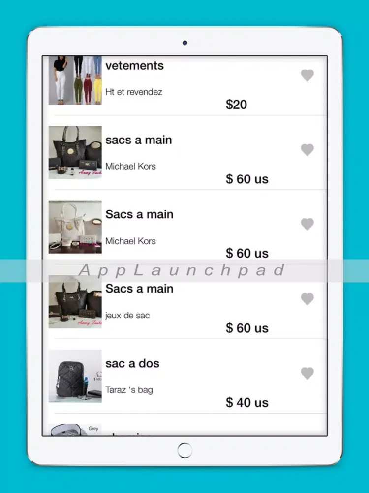 HT La - Vendez & Achetez! iPad  Screenshots