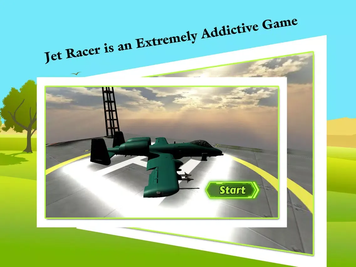 ภาพหน้าจอของ Jet Racer: Sky Racer iPad 