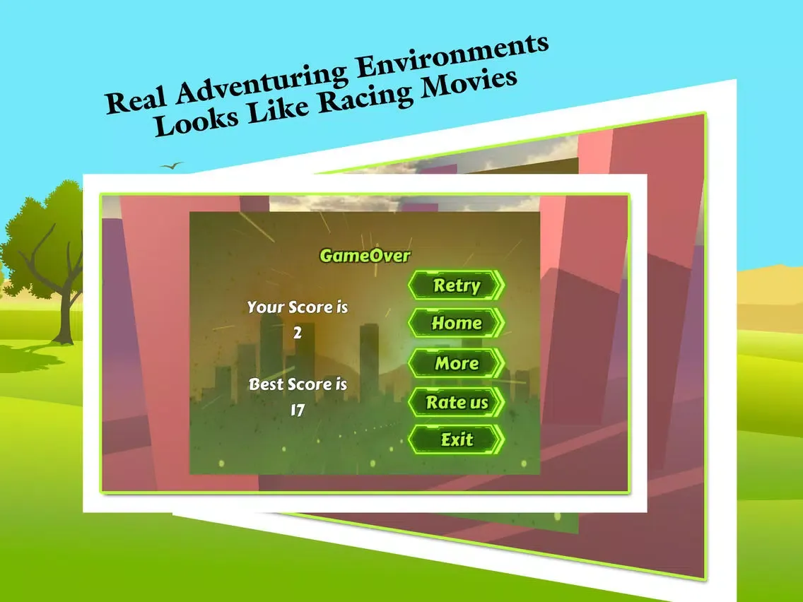 ภาพหน้าจอของ Jet Racer: Sky Racer iPad 