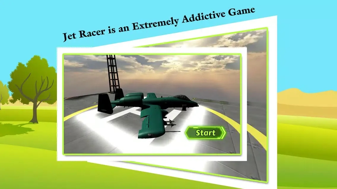 ภาพหน้าจอของ Jet Racer: Sky Racer