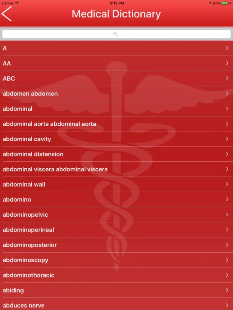 Captures d'écran de Best Medical Dictionary Offline Pro iPad 