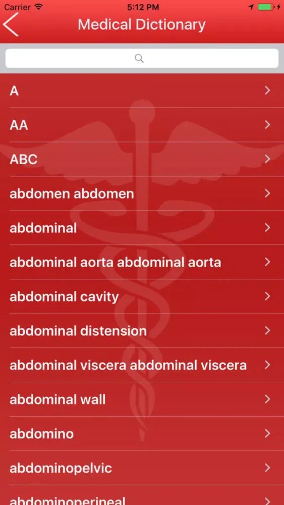 Captures d'écran de Best Medical Dictionary Offline Pro