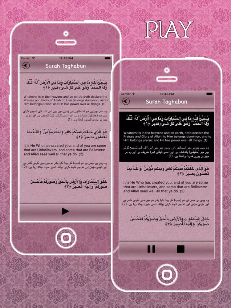 Captures d'écran de Surah Taghabun Urdu - English Translation Pro iPad 