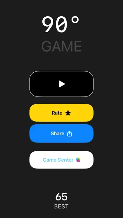 Tangkapan skrin 90° Game: Rotate for Coins!