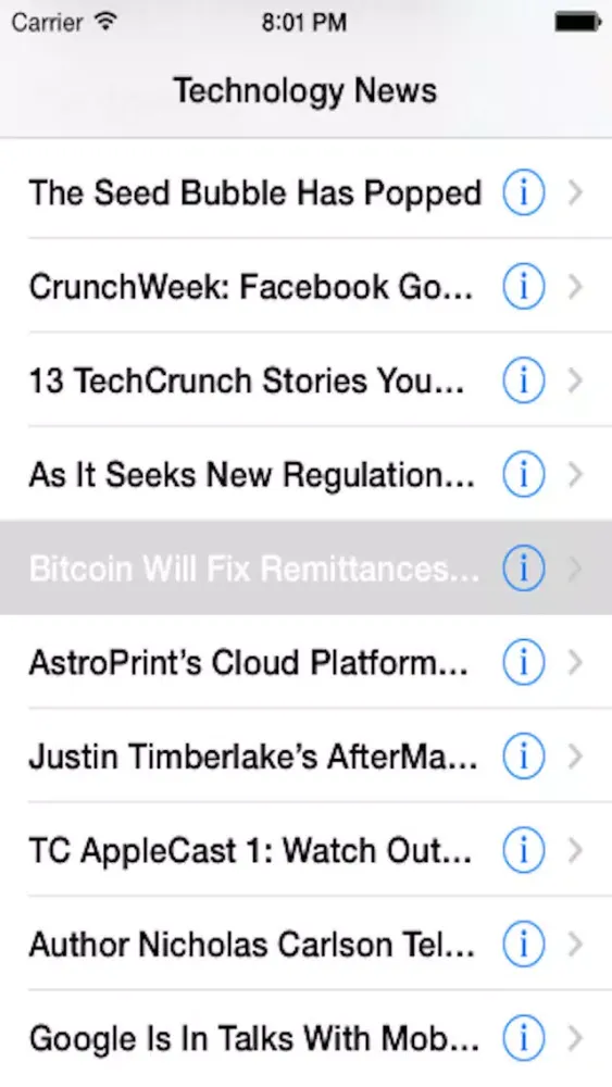 Technology News - Technology RSS Feed Screenshots