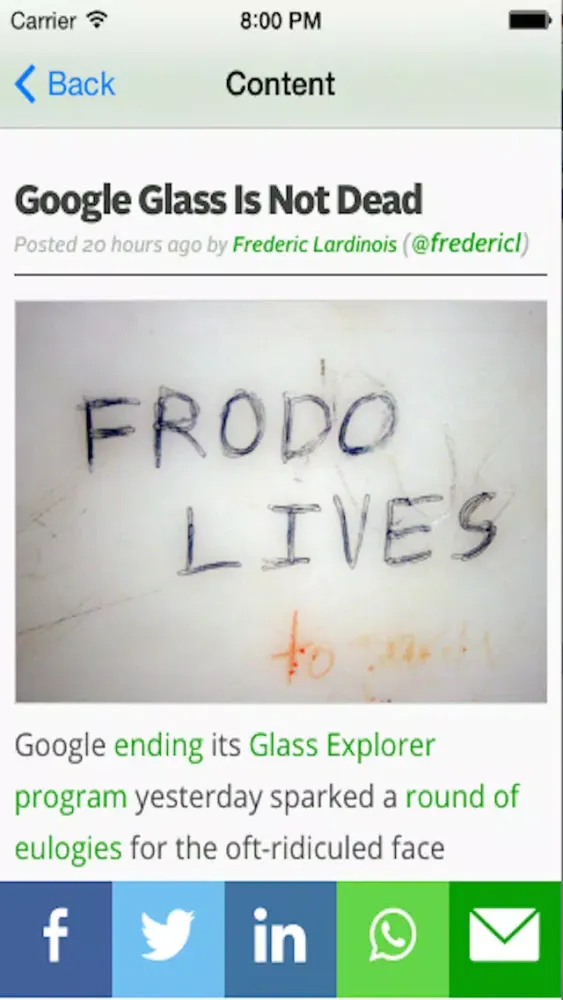 Technology News - Technology RSS Feed Screenshots