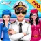 Airplane Cabin Crew Girls Pro