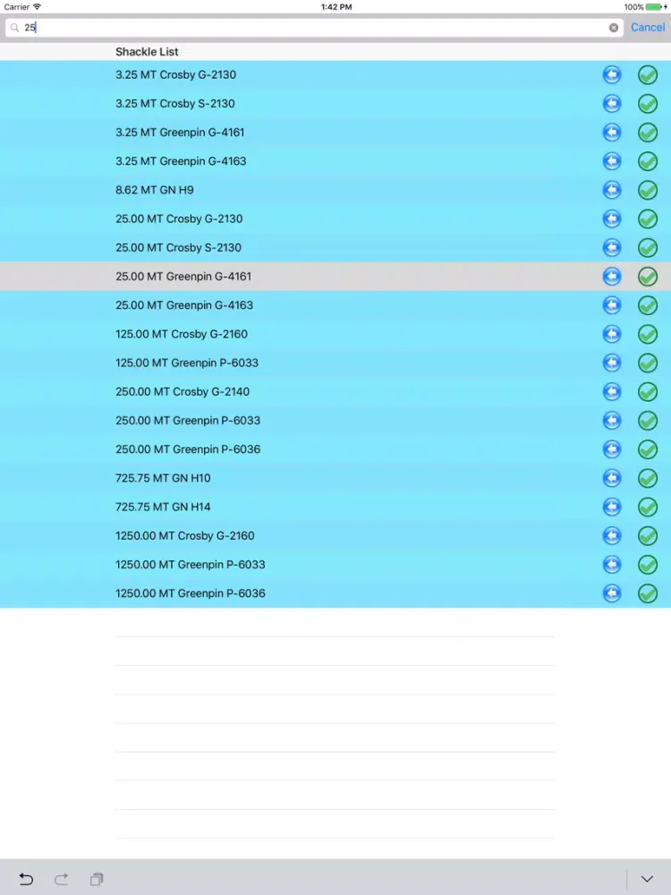 Screenshot di Padeye Plus iPad 