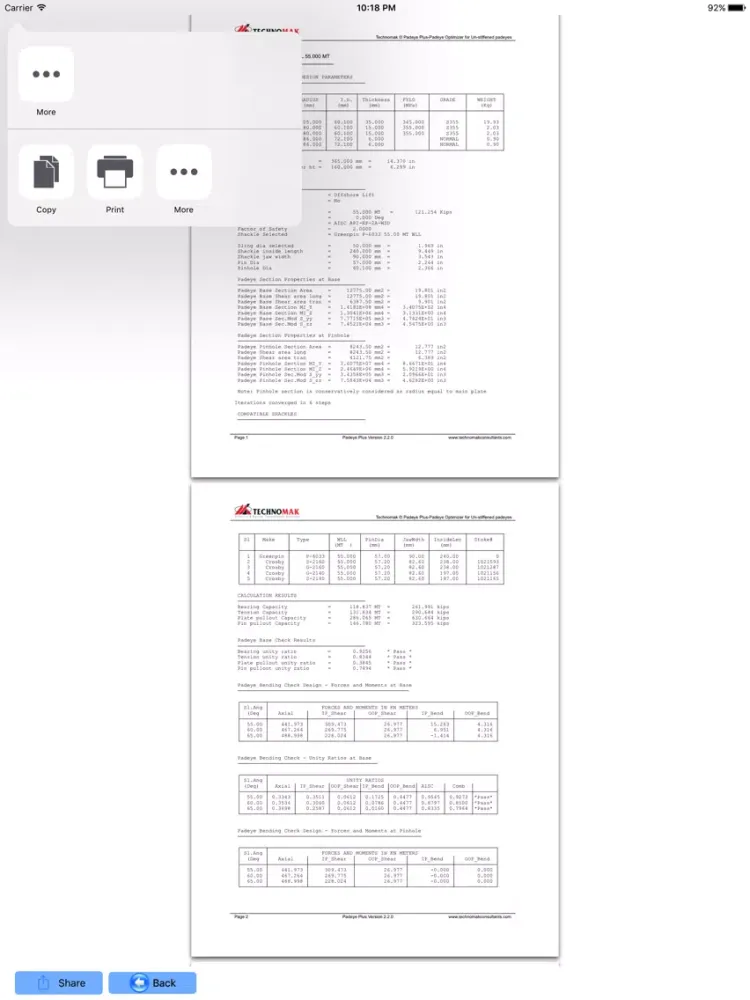Screenshot di Padeye Plus iPad 