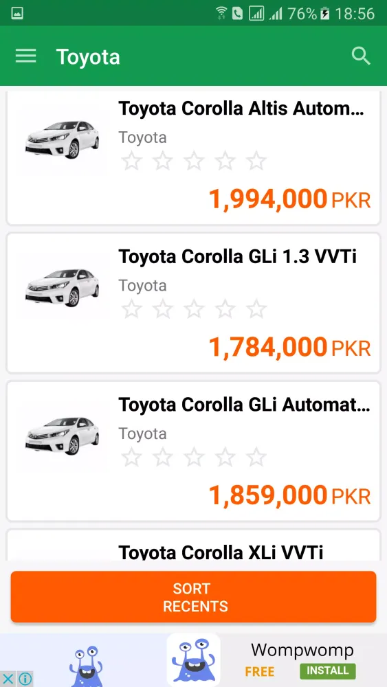 Capturas de pantalla de Car Prices in Pakistan