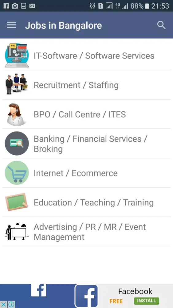 Jobs in Bangalore Screenshots