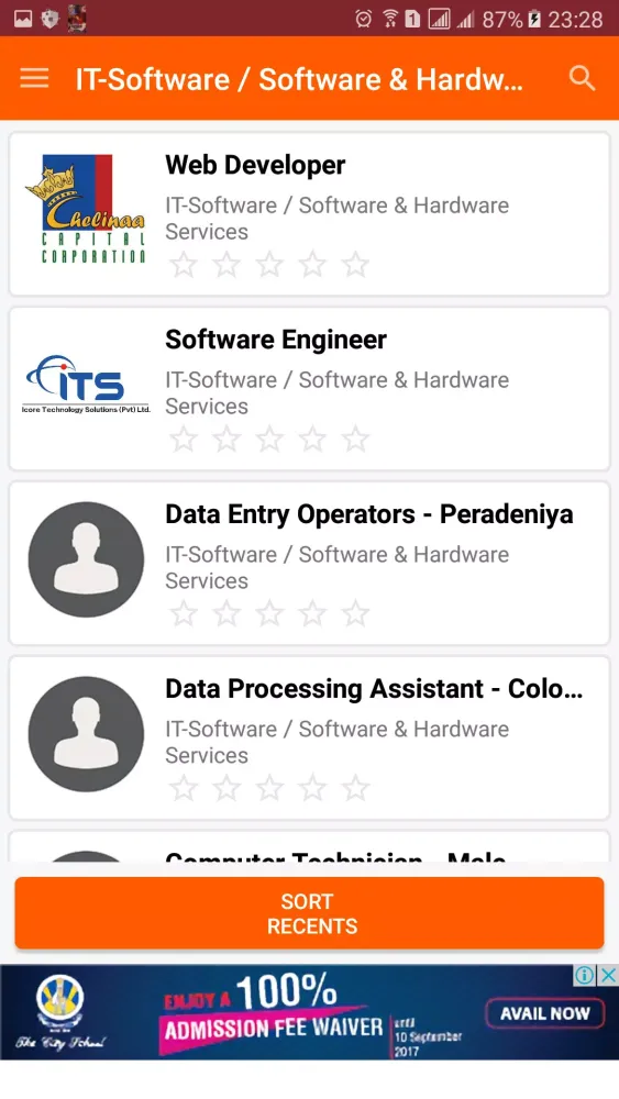 Job Vacancies in Sri Lanka应用截图