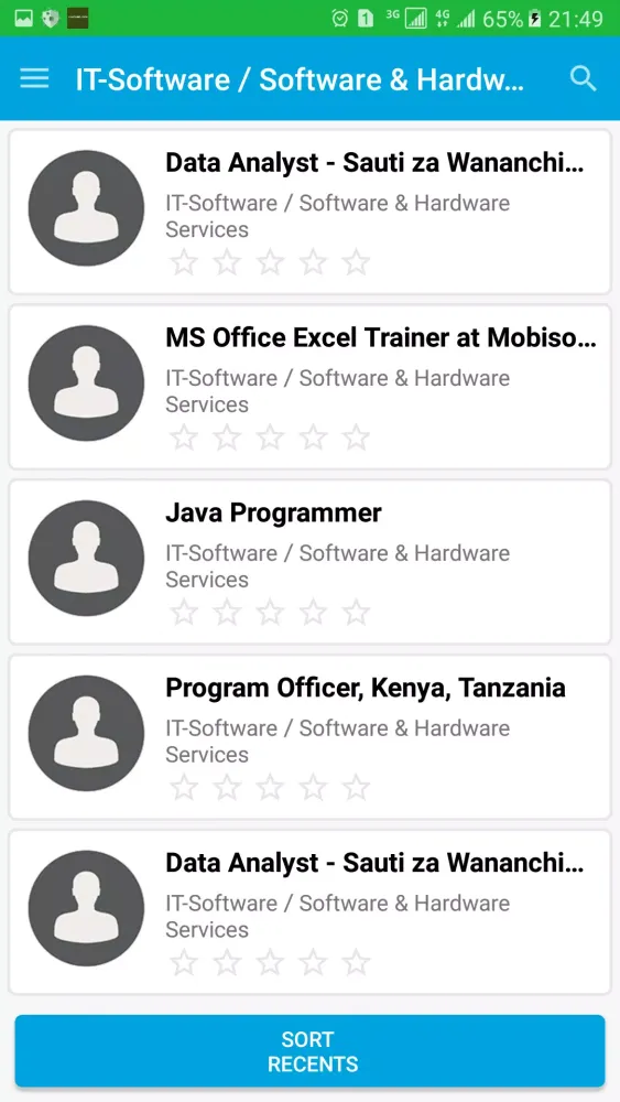 Job in Tanzania Screenshots