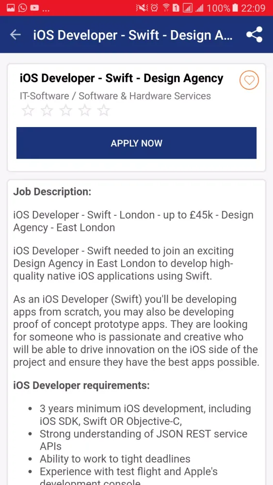 Capturas de pantalla de Jobs in London