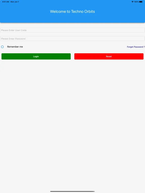 Tangkapan layar MyLog - Techno Orbits iPad 
