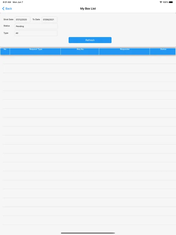 Tangkapan layar MyLog - Techno Orbits iPad 