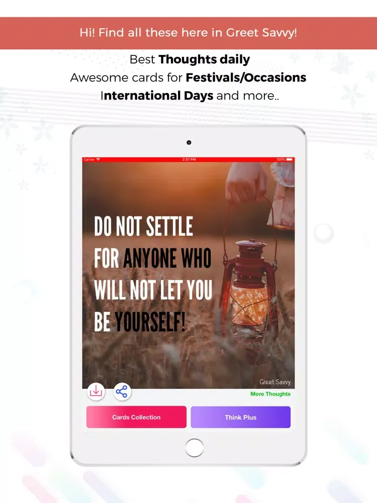 Greet Savvy - Creative Wishes iPad 应用截图