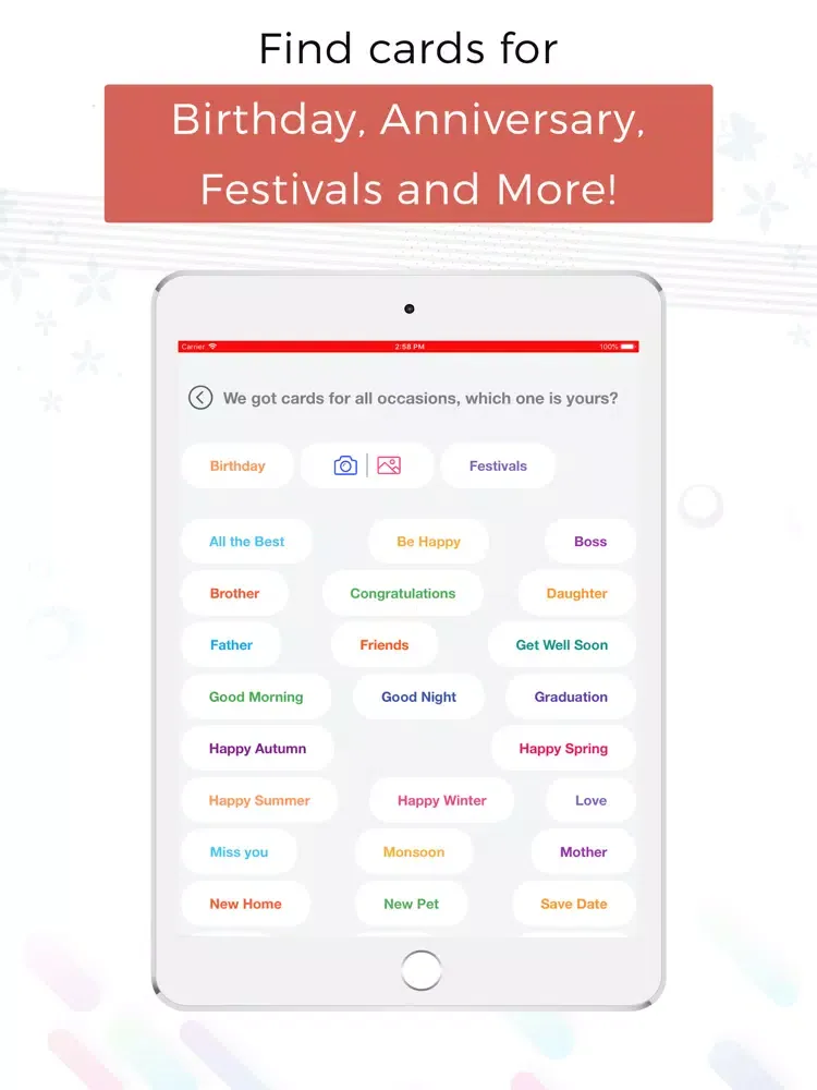 Greet Savvy - Creative Wishes iPad 应用截图