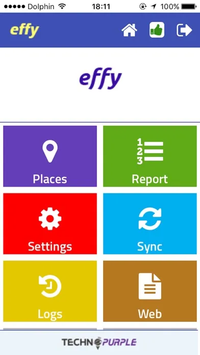 Capturas de pantalla de TechnoPurple Indoor Tracking