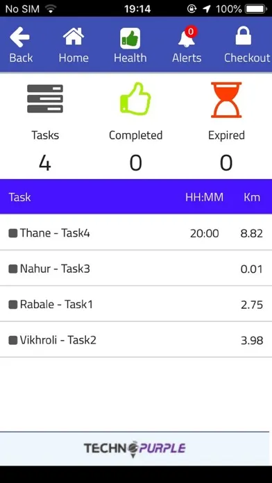 Скриншоты EFFY TechnoPurple GPS Tracking