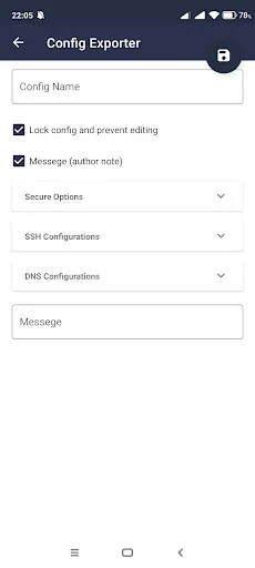 Zrzuty ekranu SSH Injector - Tunnel VPN