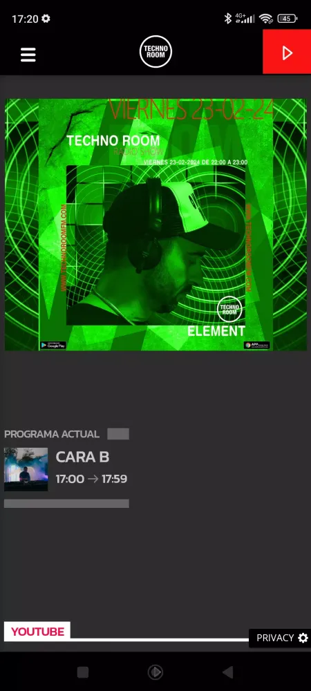 Techno Room Radio Screenshots