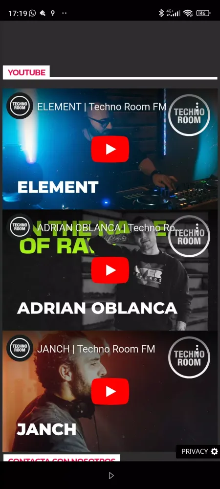 Techno Room Radio Screenshots