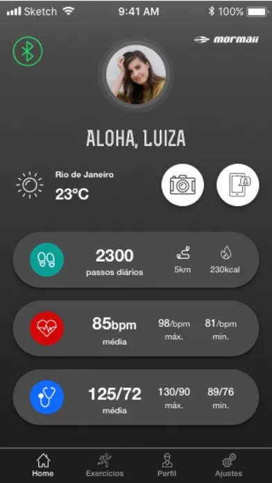 Ảnh chụp màn hình của Mormaii fitGPS