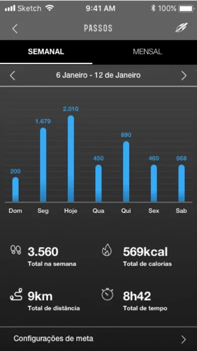 Ảnh chụp màn hình của Mormaii fitGPS