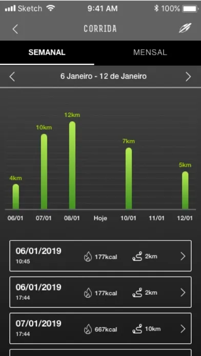 Ảnh chụp màn hình của Mormaii fitGPS