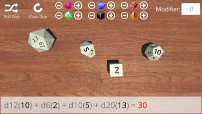 d20 3D سکرین شاٹس