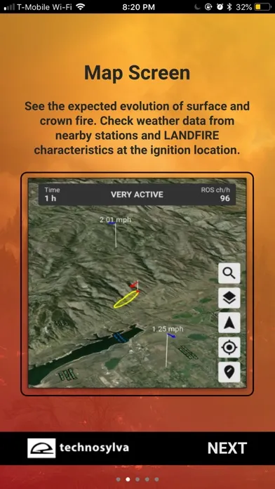 Capturas de pantalla de Wildfire Analyst Pocket