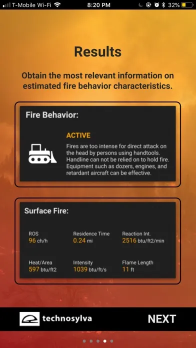 Capturas de pantalla de Wildfire Analyst Pocket