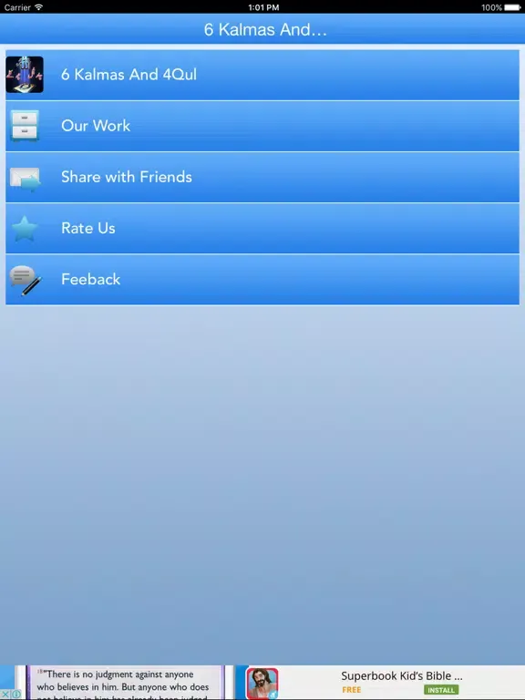 6 Kalmas And 4Qul iPad  스크린샷