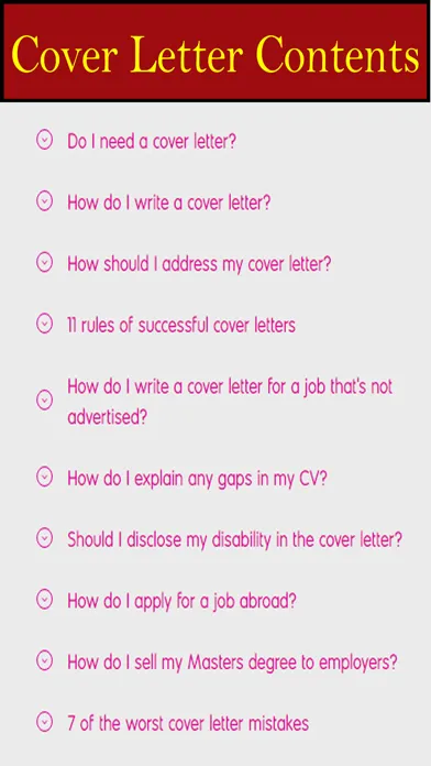 Zrzuty ekranu How to Write a Cover Letter