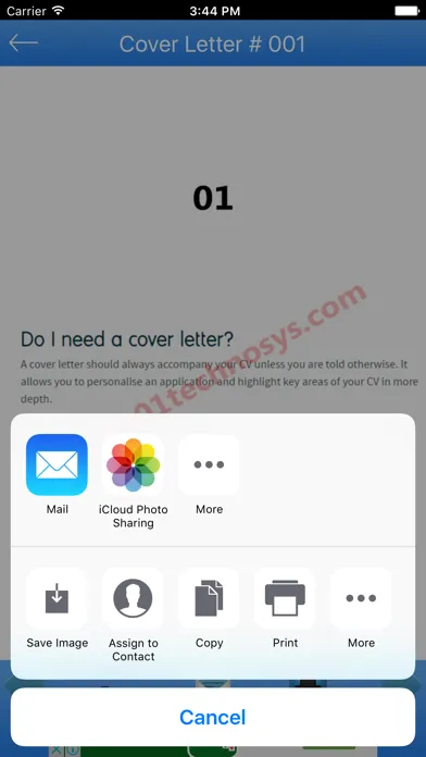 Zrzuty ekranu How to Write a Cover Letter