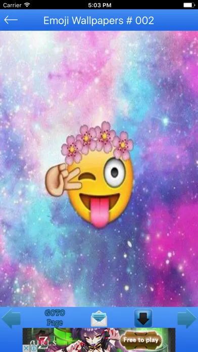 Captures d'écran de Emoji Wallpapers HD