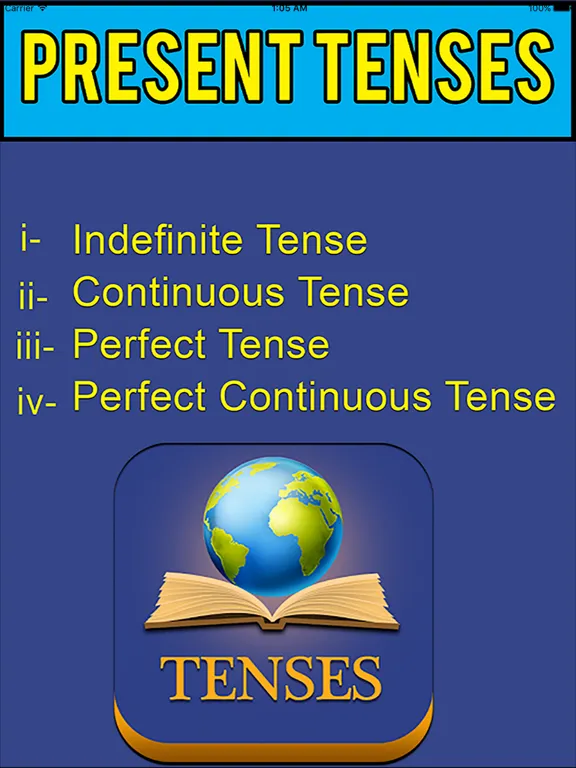 English Tenses - Learn Tenses iPad  Screenshots