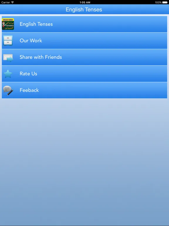 English Tenses - Learn Tenses iPad  Screenshots