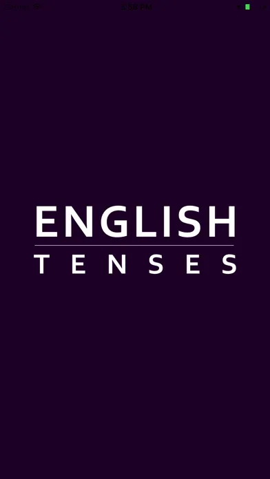Tangkapan skrin English Tenses - Past Present Future