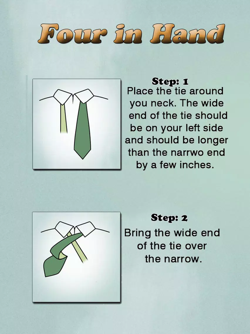 Tangkapan skrin Learn How to tie a Tie iPad 