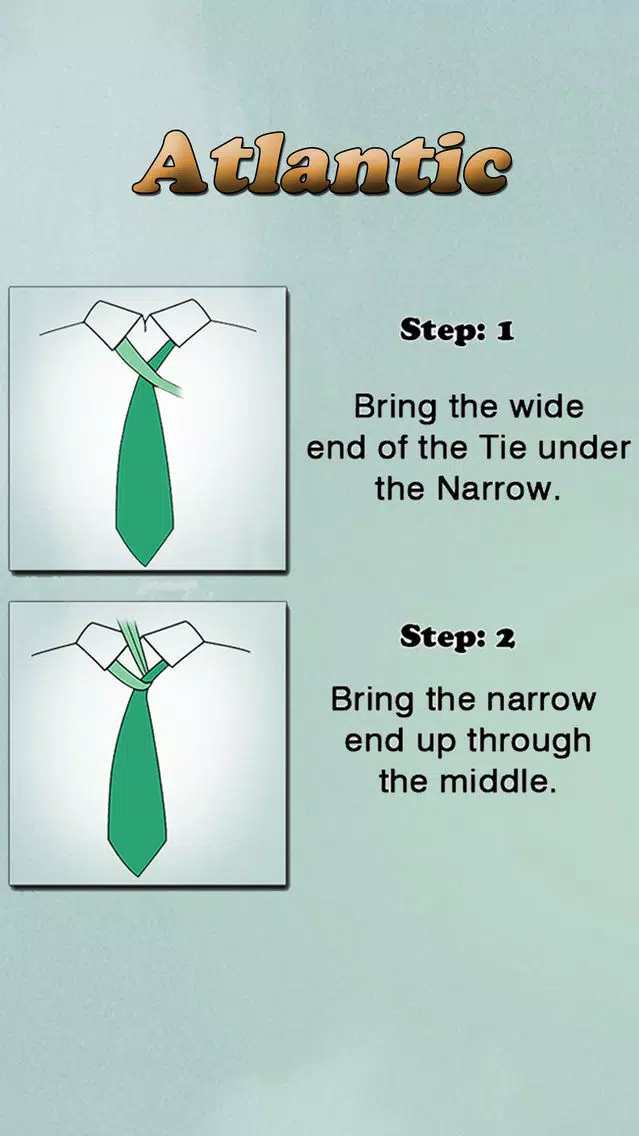 Tangkapan skrin Learn How to tie a Tie