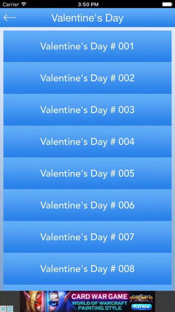 Valentine's Day Card - Happy Valentine's Day Screenshots
