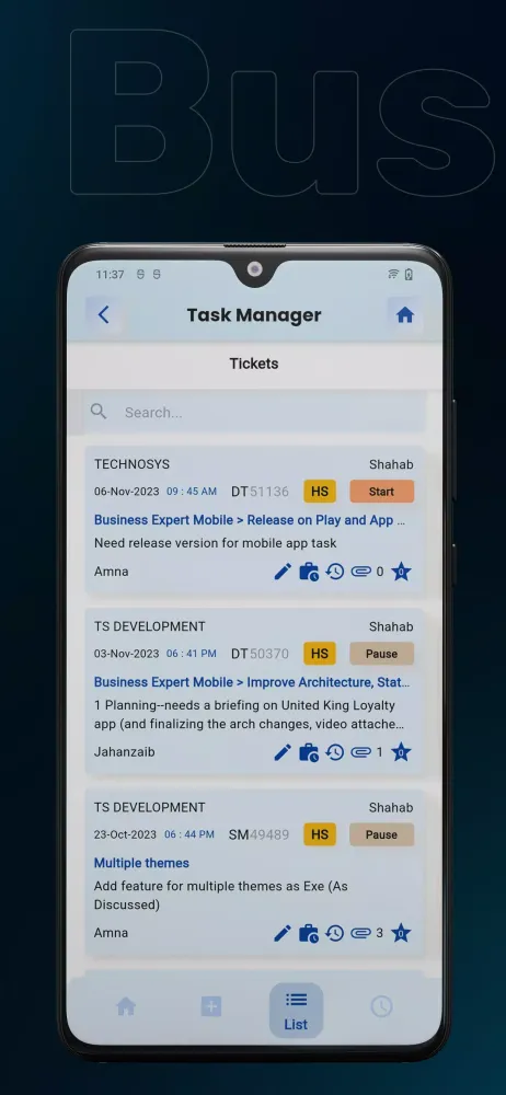 Business Expert Ekran Görüntüleri