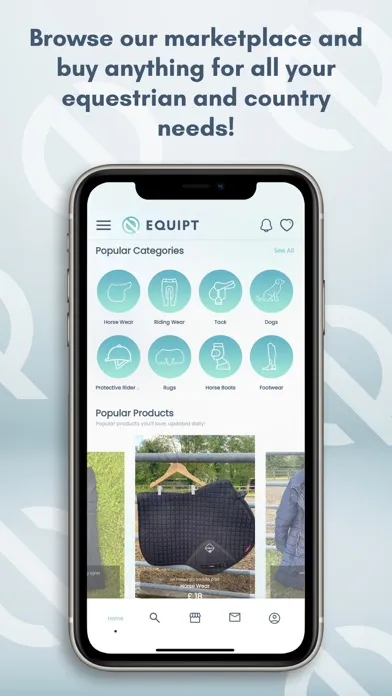 Captures d'écran de Equipt: Equestrian Marketplace
