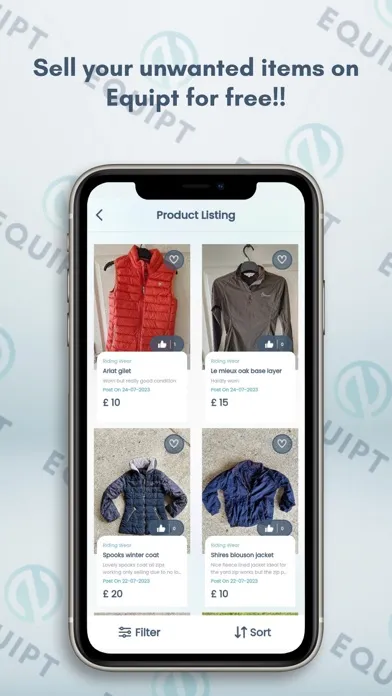 Captures d'écran de Equipt: Equestrian Marketplace
