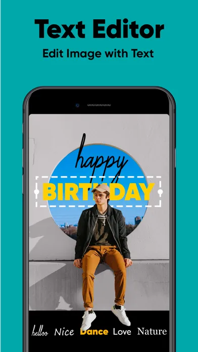 Capturas de tela do Birthday Photo Frame!